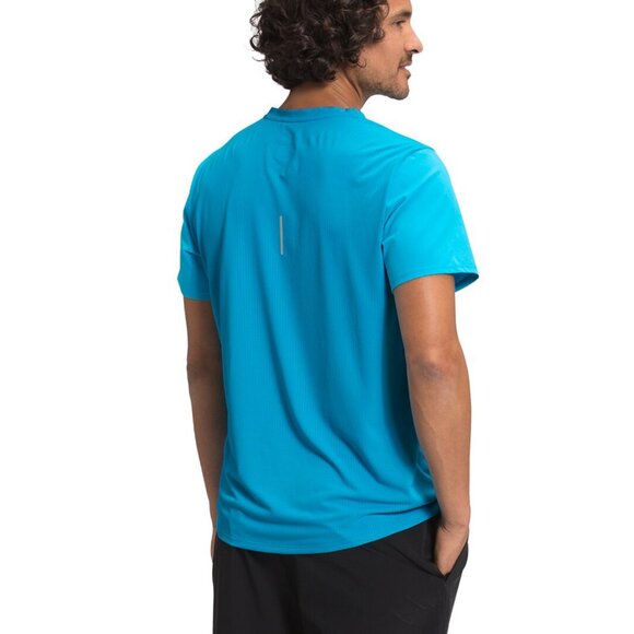 THE NORTH FACE Mens Medium True Run Short Sleeve Panel Running Shirt Blue 2021 - Picture 2 of 16